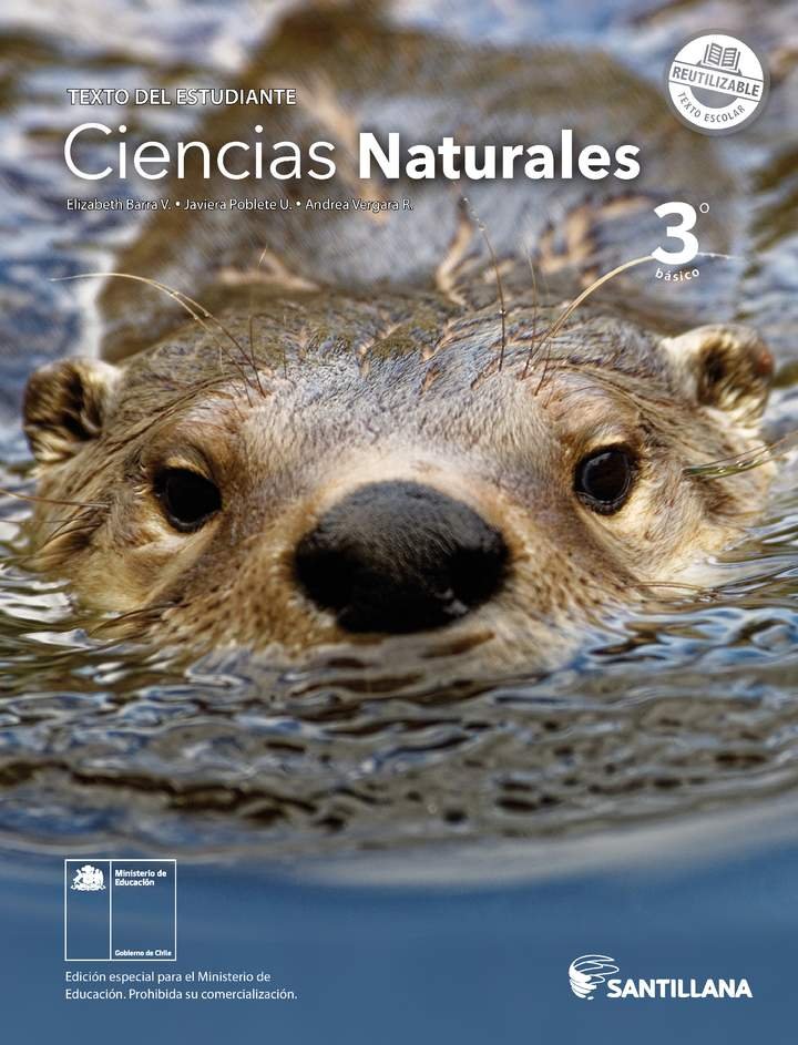 Ciencias Naturales 3º Básico, Santillana, Texto del estudiante