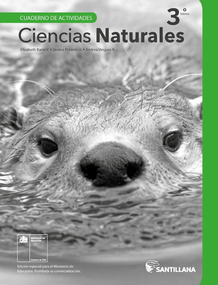 Ciencias Naturales 3° Básico, Santillana, Cuaderno de actividades