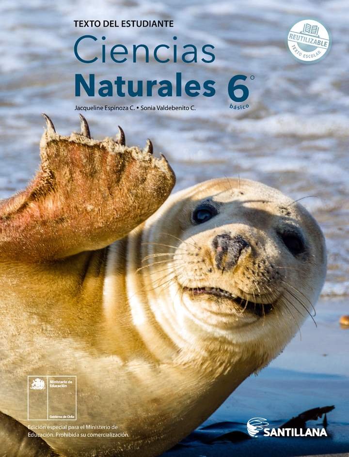 Ciencias Naturales 6° Básico, Santillana, Texto del estudiante