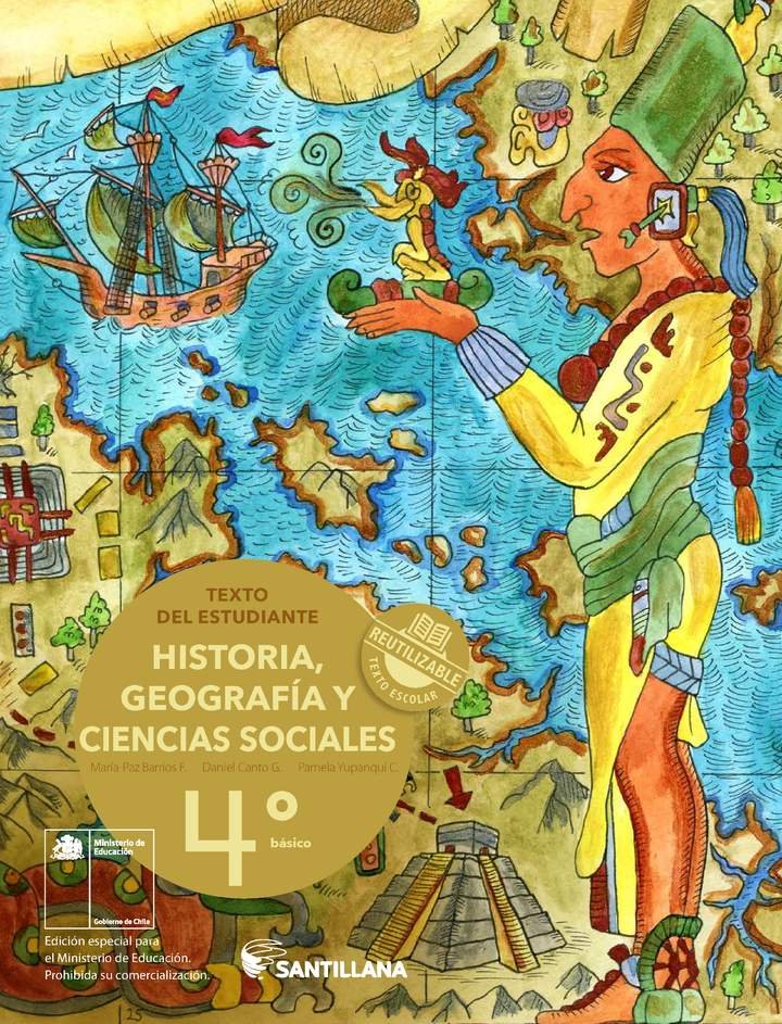 Historia, Geografía y Ciencias Sociales 4° básico, Santillana, Texto del estudiante