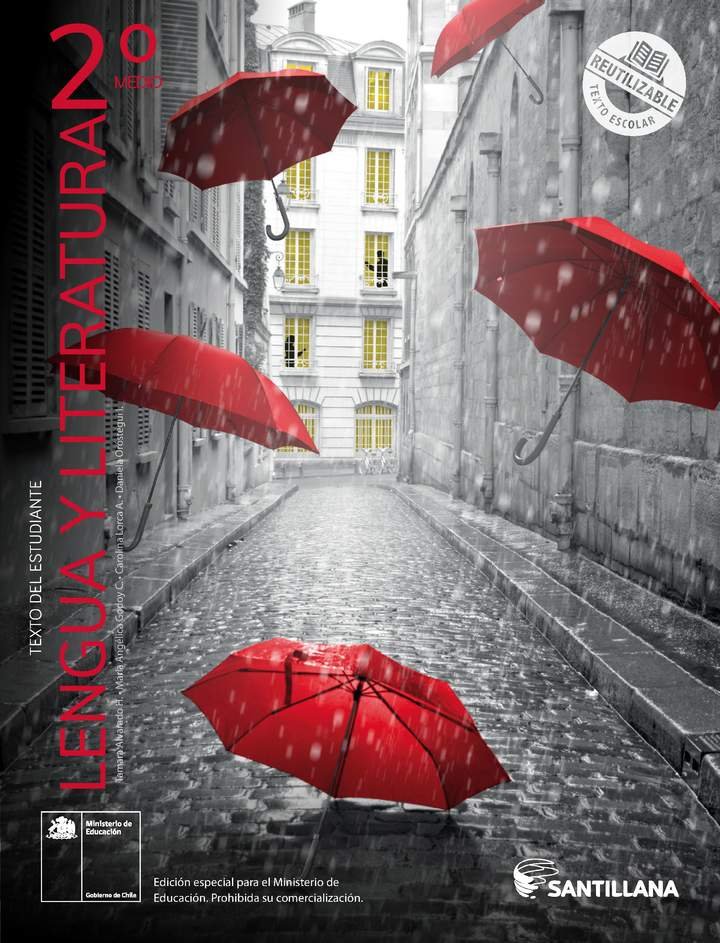 Lengua y Literatura 2° Medio, Santillana, Texto del estudiante
