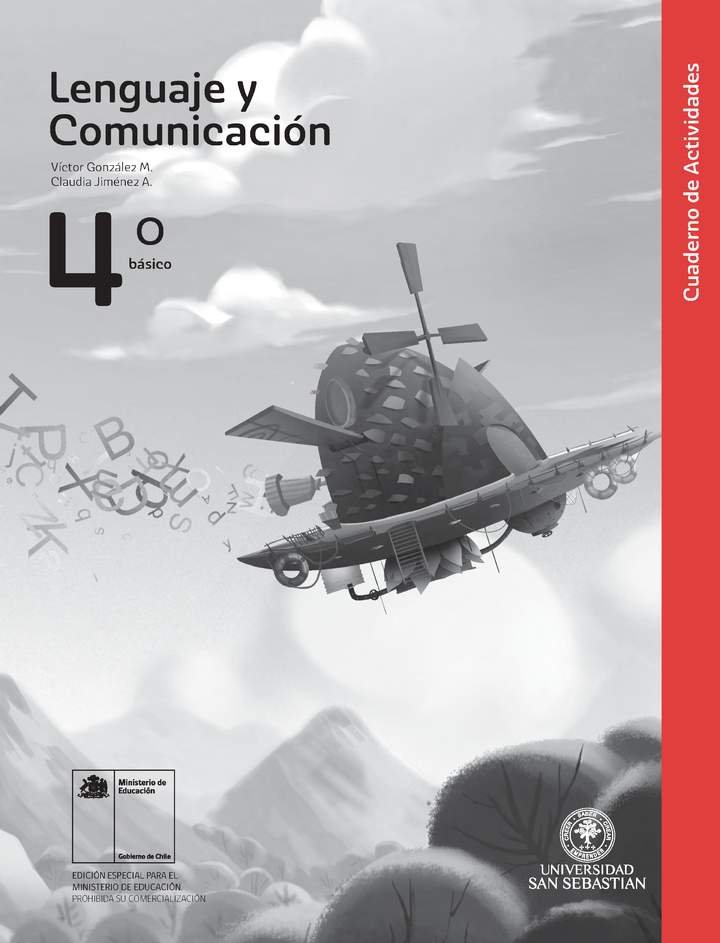 Lenguaje y Comunicación 4° Básico, Universidad San Sebastián, Cuaderno de actividades