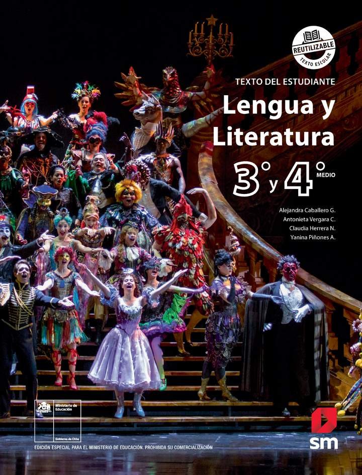 Lenguaje y literatura 3° y 4 Medio, SM, Texto del estudiante