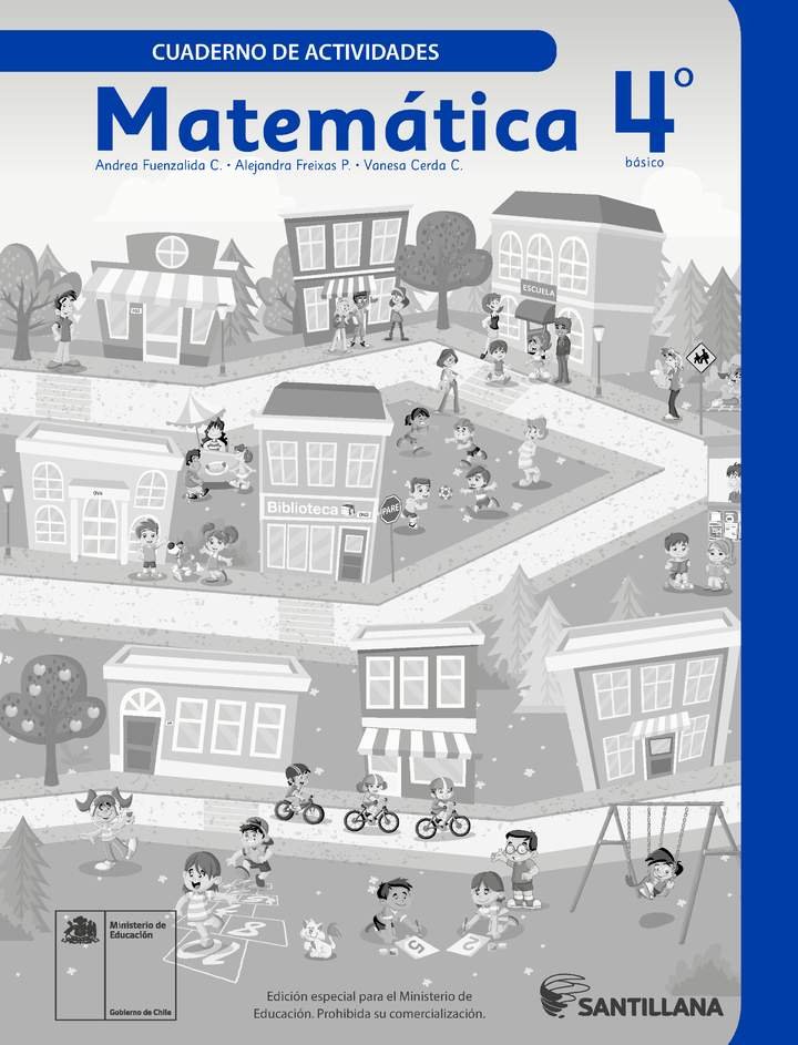 Matemática 4º Básico, Santillana, Cuaderno de actividades