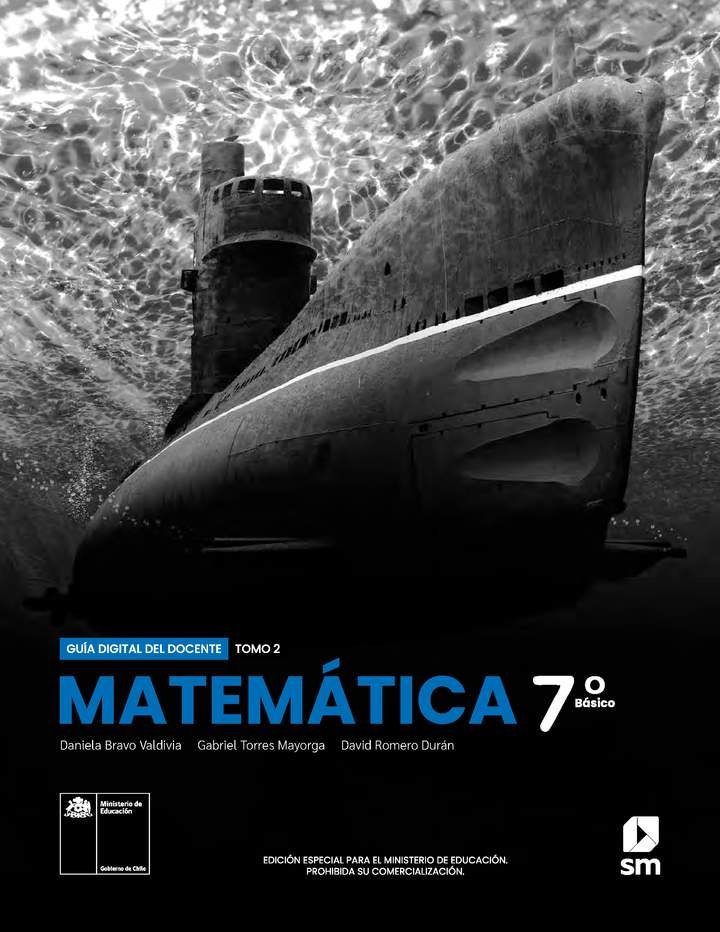 Matemática 7º básico, SM, Guía didáctica del docente Tomo 2